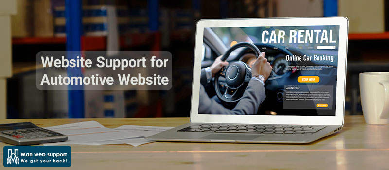 automotive website support
